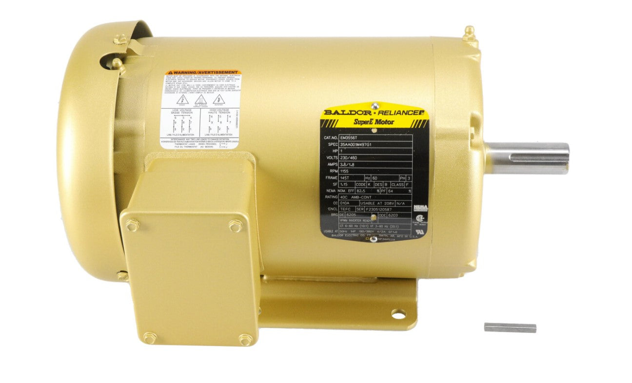 York | 027-03763-000 | 1HP 3-Phase AC Motor