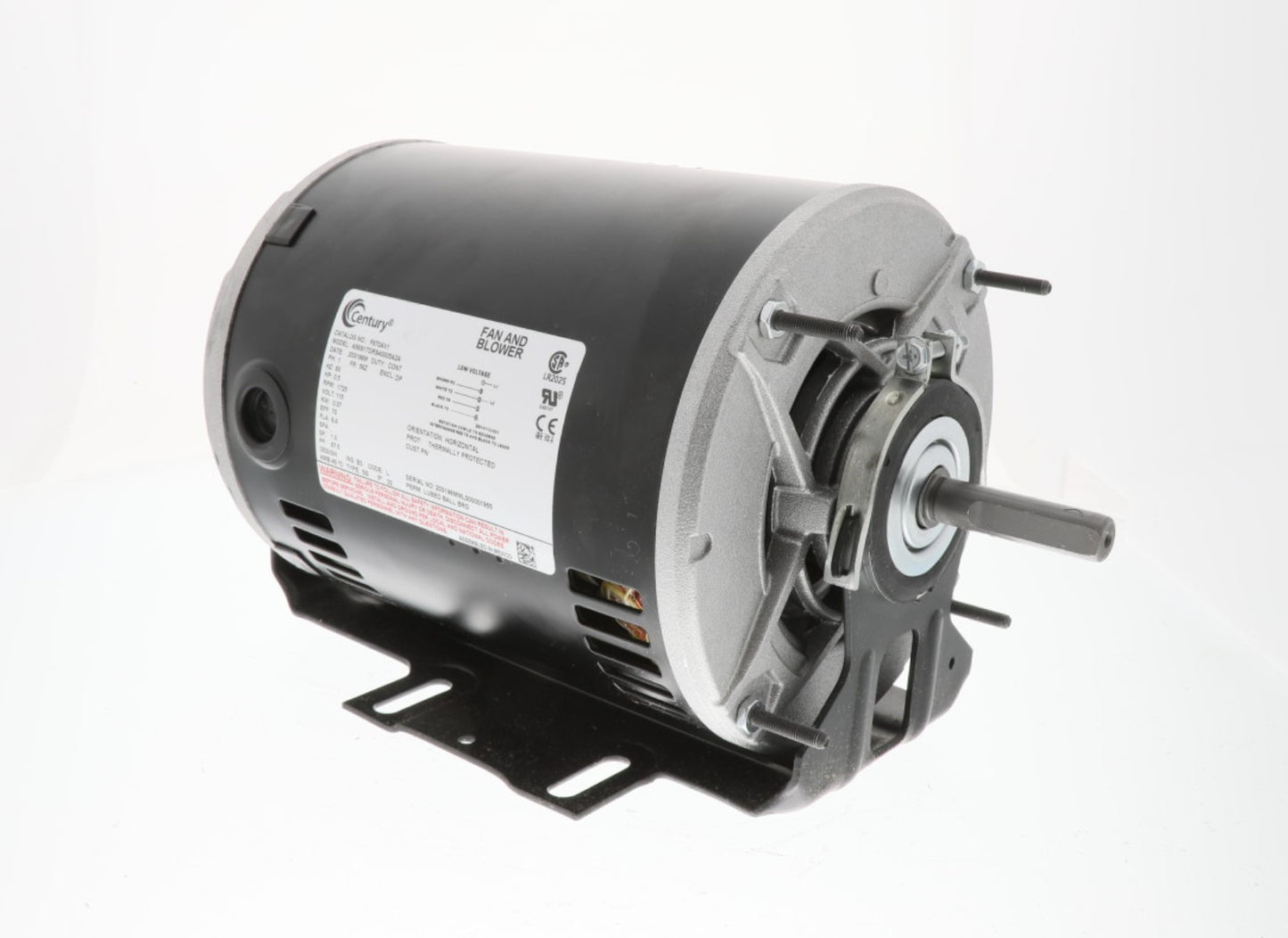 Regal Rexnord - Century Motors | F670AV1 | 2HP 115V 1725 RPM Single Phase AC Motor