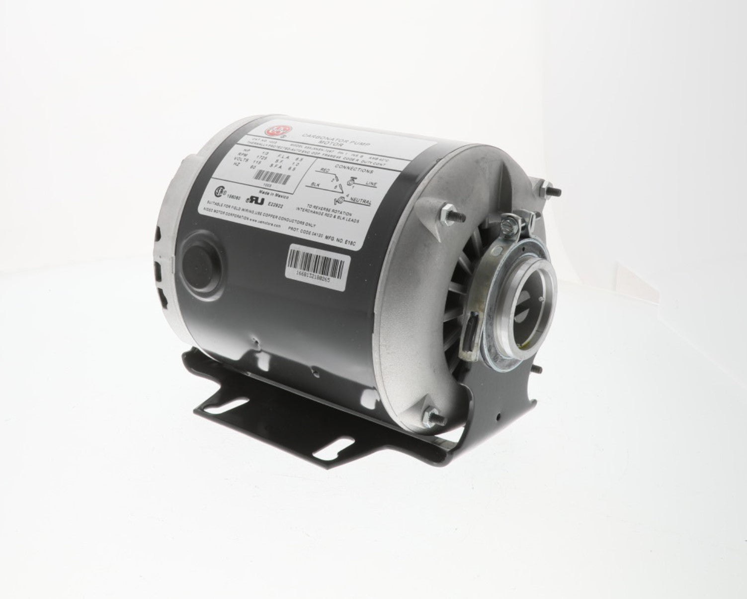 Nidec-US Motors | 1003 | 1/3HP 115/230V 1725 RPM Single Phase AC Motor