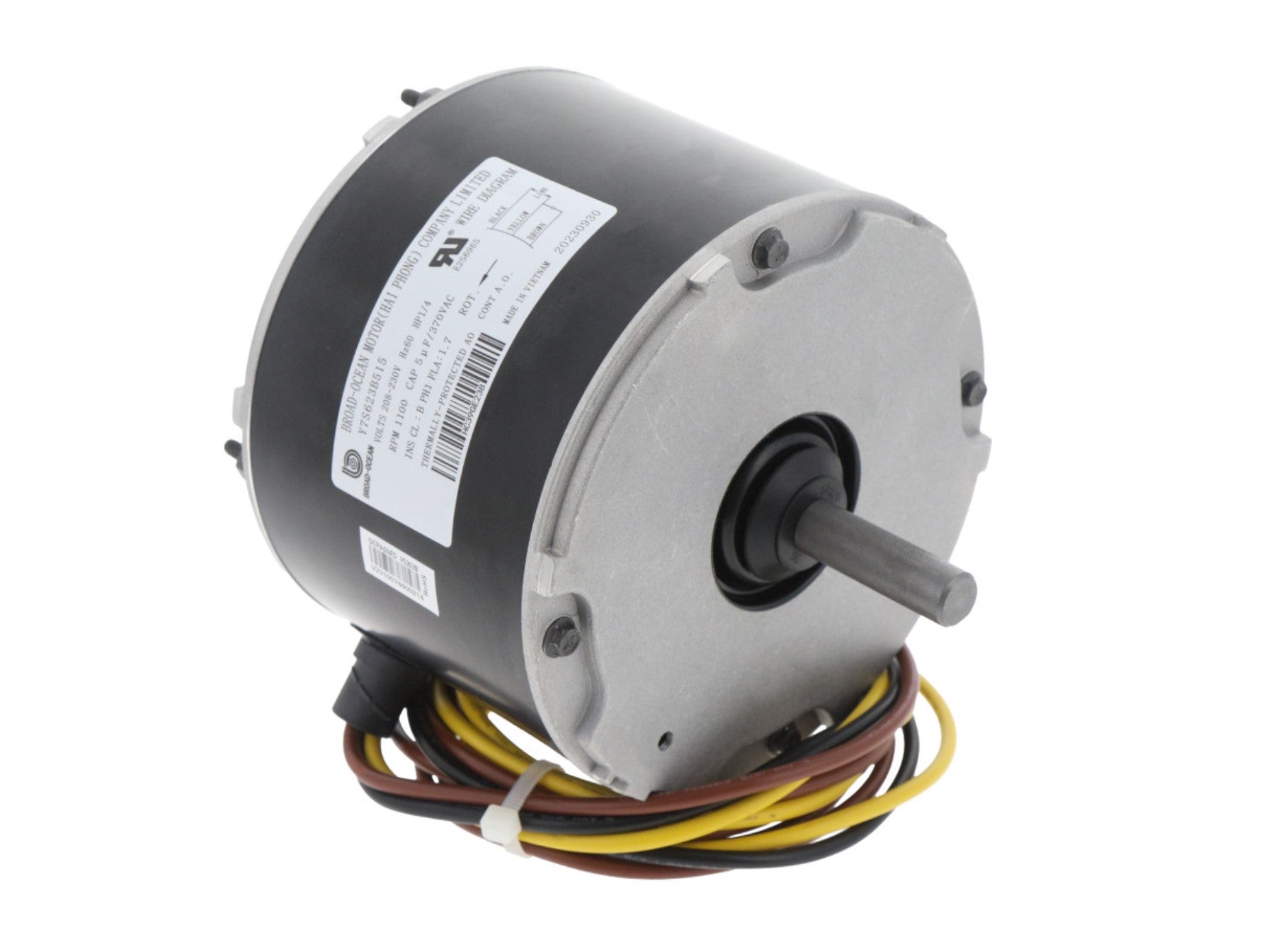 International Comfort Products | 1173700 | 1/4HP 208-230V 1100 RPM Single Phase AC Motor