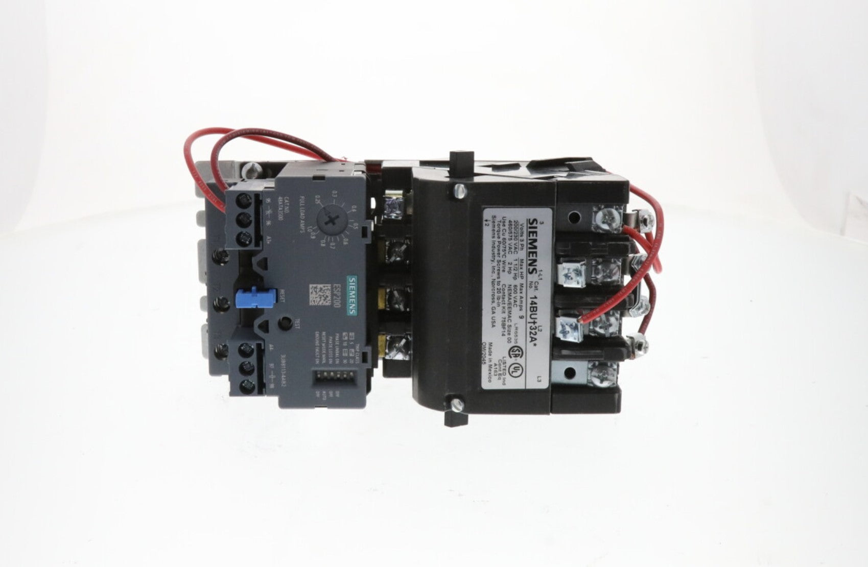 Siemens Industrial Controls | 14BUA32AA | 120/240V 3-Phase AC Motor