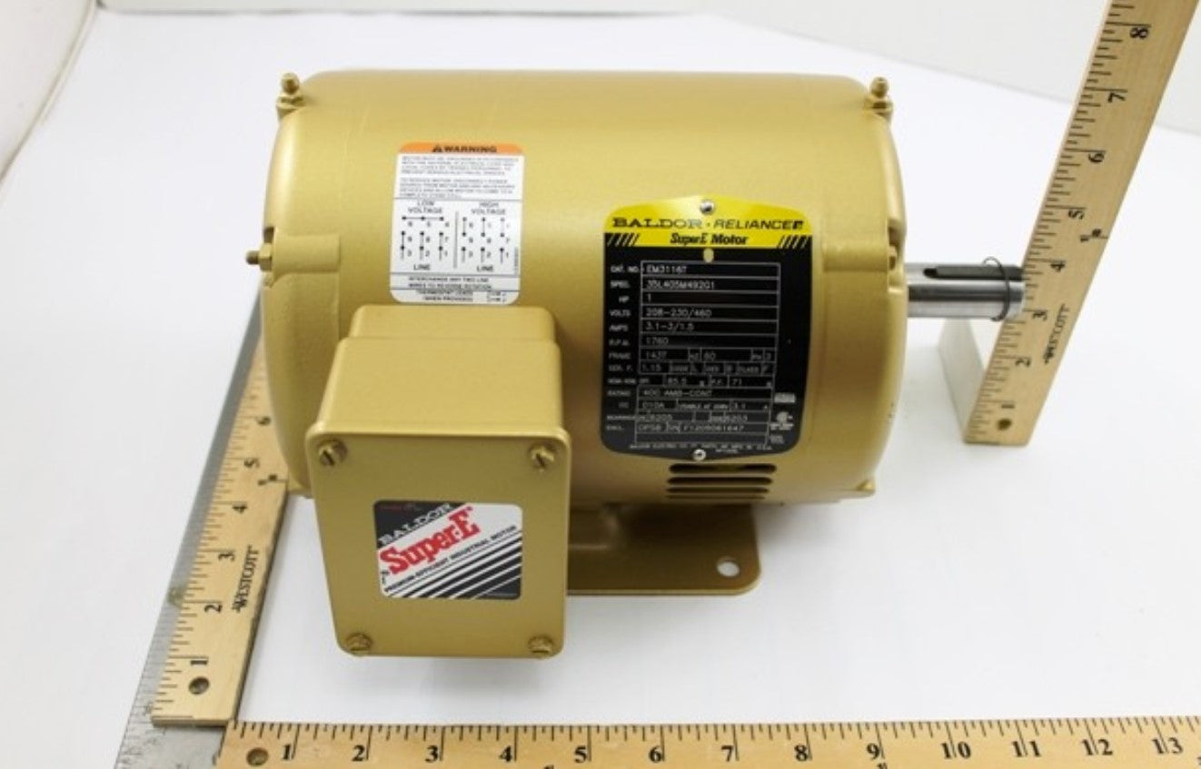 DAIKIN APPLIED | 205162800 | 1HP 230/460V 1750 RPM 3-Phase AC Motor