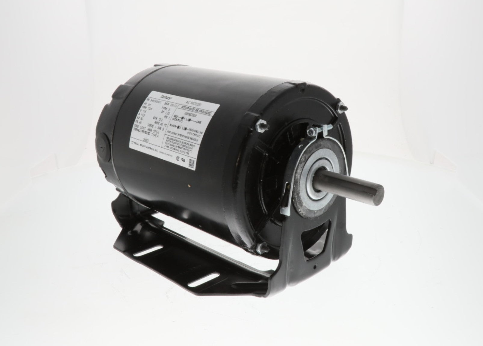 Utica-Dunkirk | 28007 | 3/4HP 115V 1725 RPM Single Phase AC Motor