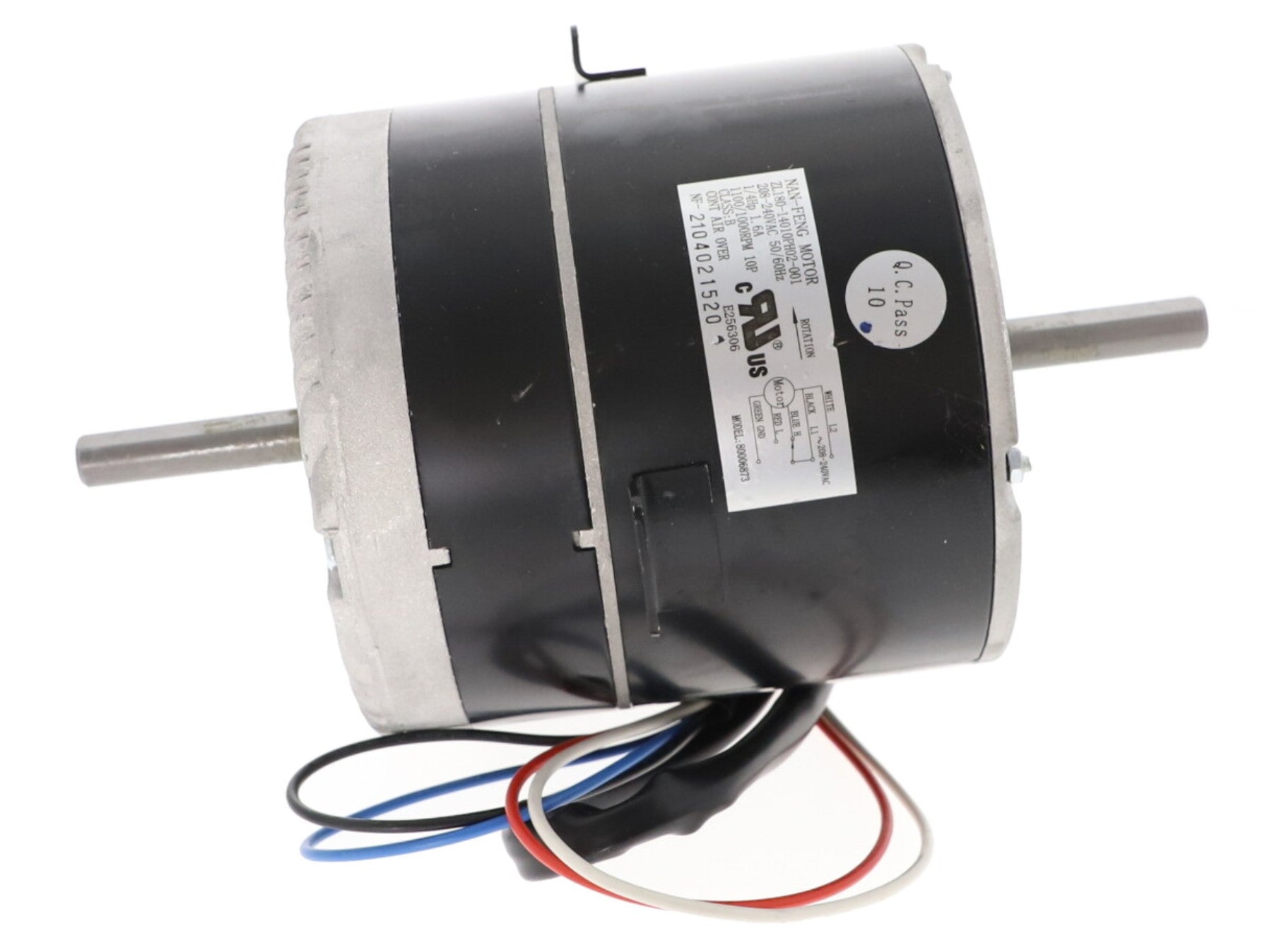 Friedrich Air Conditioning | 80006873 | 1/4HP 208-240V 1100 RPM Single Phase AC Motor