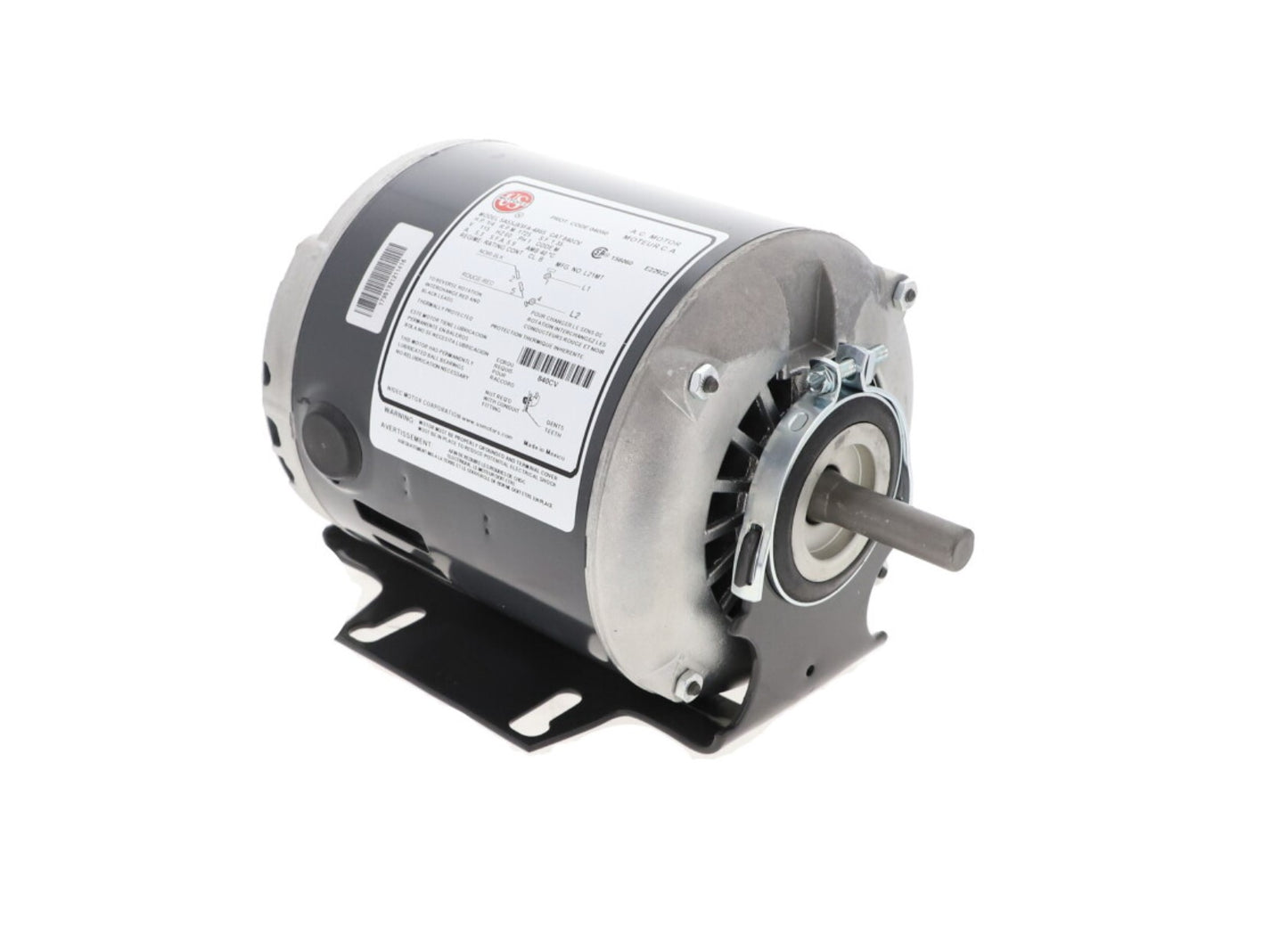 Nidec-US Motors | 840CV | 1/4HP 115V 1725 RPM Single Phase AC Motor