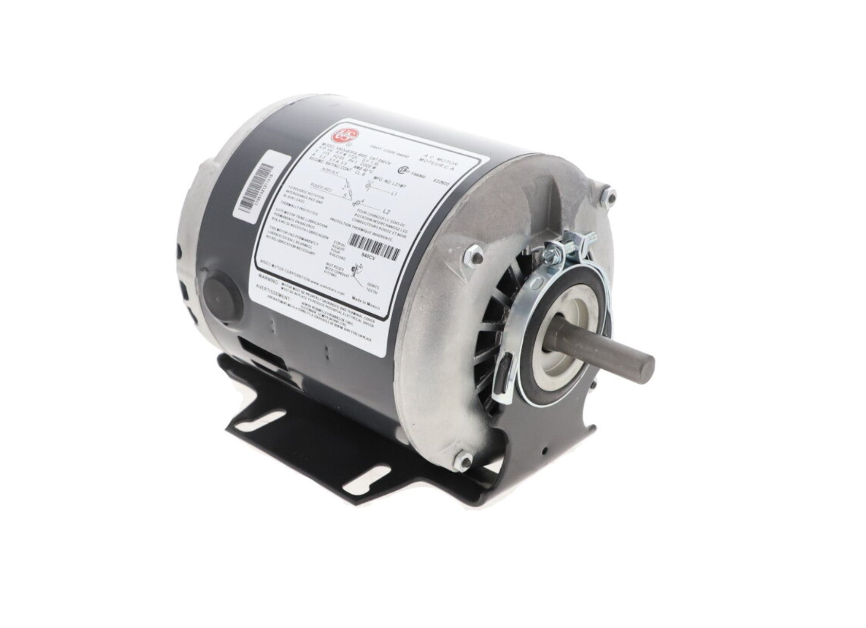 Nidec-US Motors | 840CV | 1/4HP 115V 1725 RPM Single Phase AC Motor