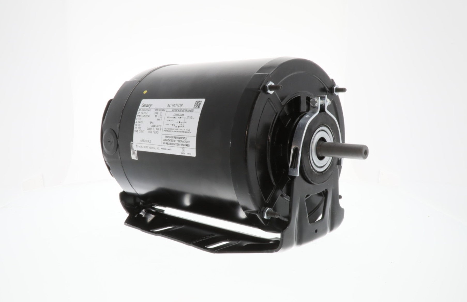 Regal Rexnord - Century Motors | ARB2024L2 | 12HP 115V 1725 RPM Single Phase AC Motor