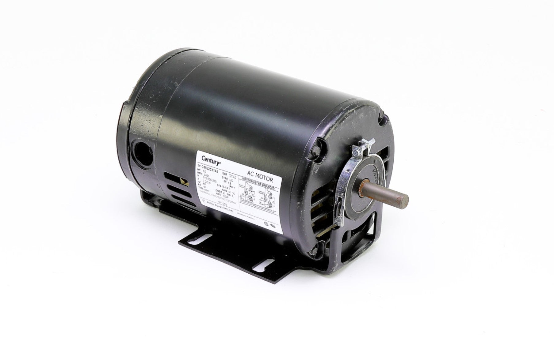 Regal Rexnord - Century Motors | BF1052 | 1/2HP 115/208-230V 3450 RPM Single Phase AC Motor