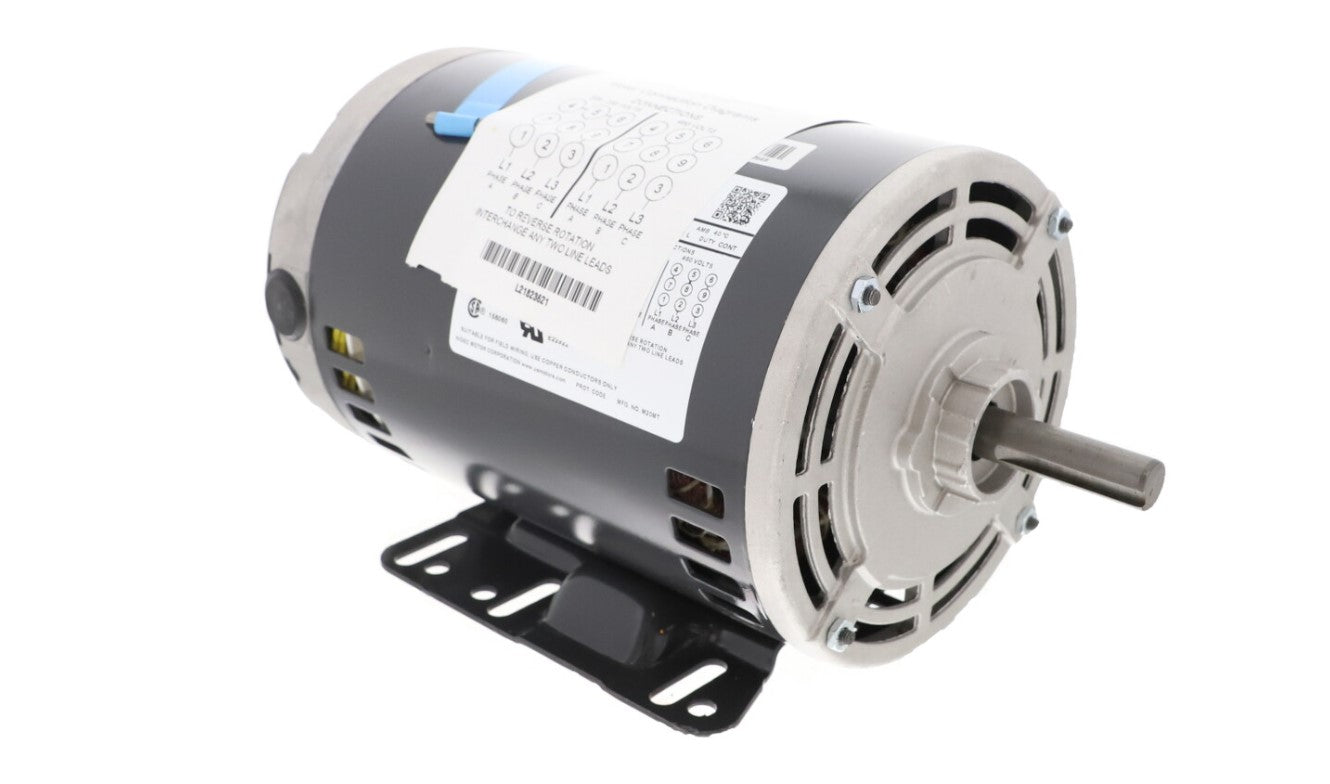 Nidec-US Motors | D12P3AH | 1/2HP 208-230/460V 1140 RPM 3-Phase AC Motor
