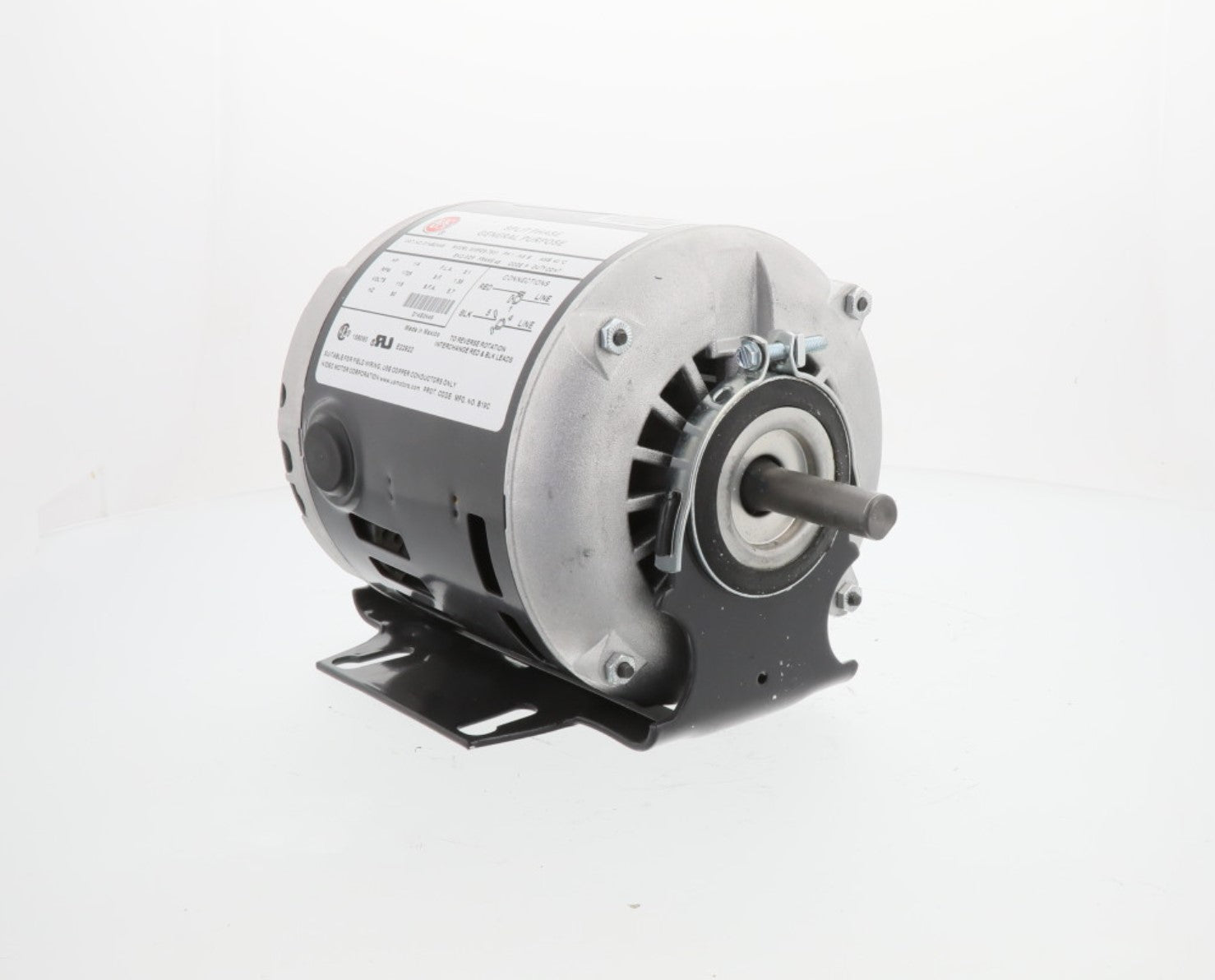 Nidec-US Motors | D14B2N49 | 1/4HP 115V 1725 RPM Single Phase AC Motor