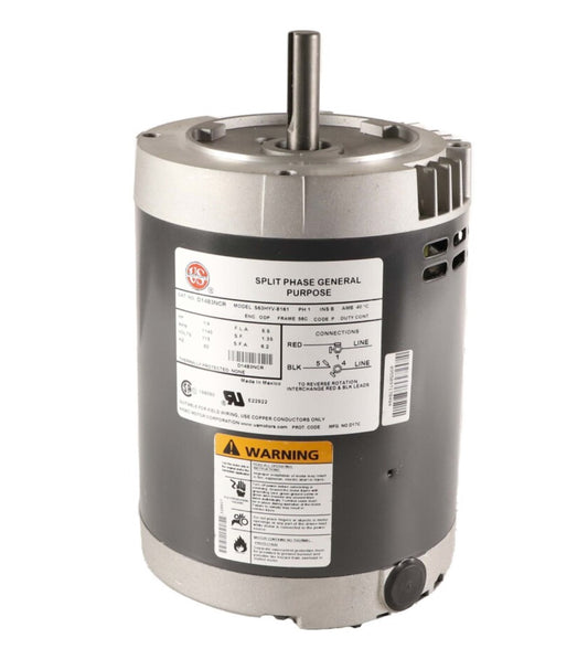 Nidec-US Motors | D14B3NCR | 1/4HP 1140 RPM Single Phase AC Motor