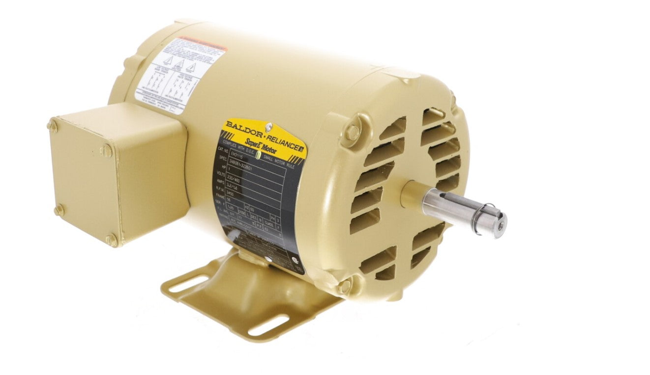 Baldor Motor | EM31115 | 1HP 230/460V 3450 RPM 3-Phase AC Motor