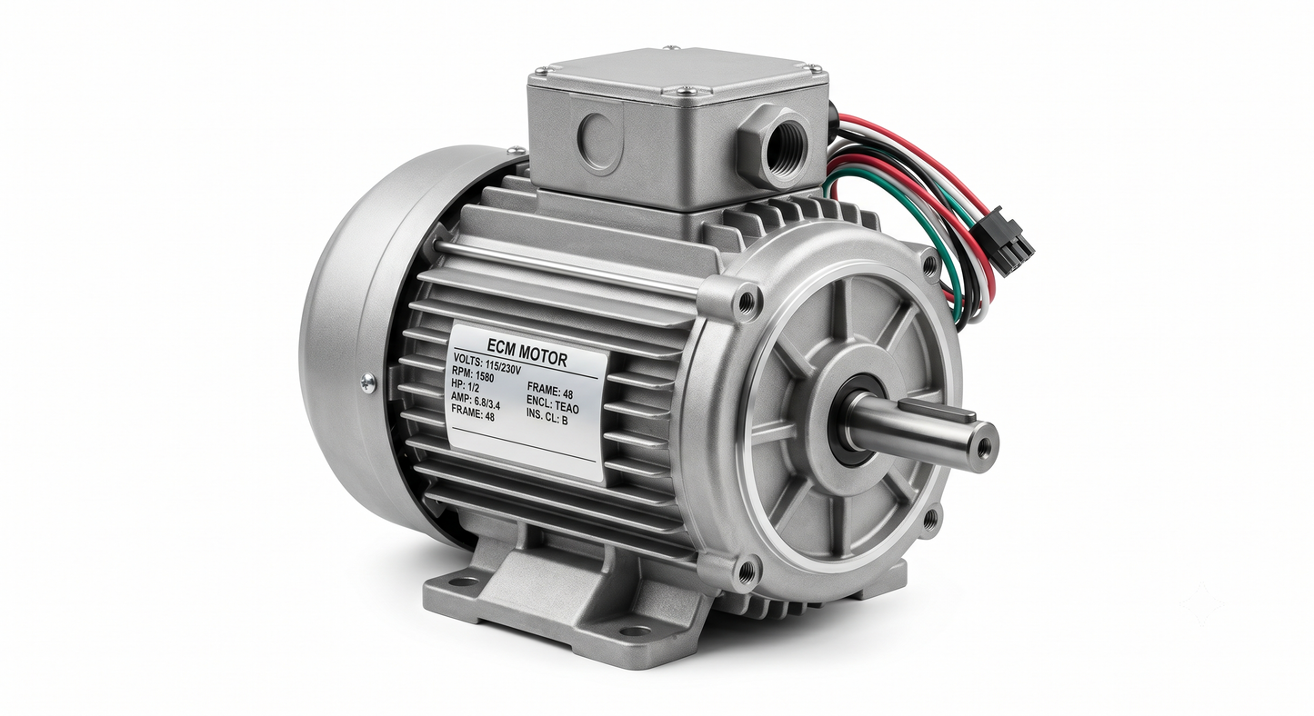 115/230v 1580rpm Ecm Motor