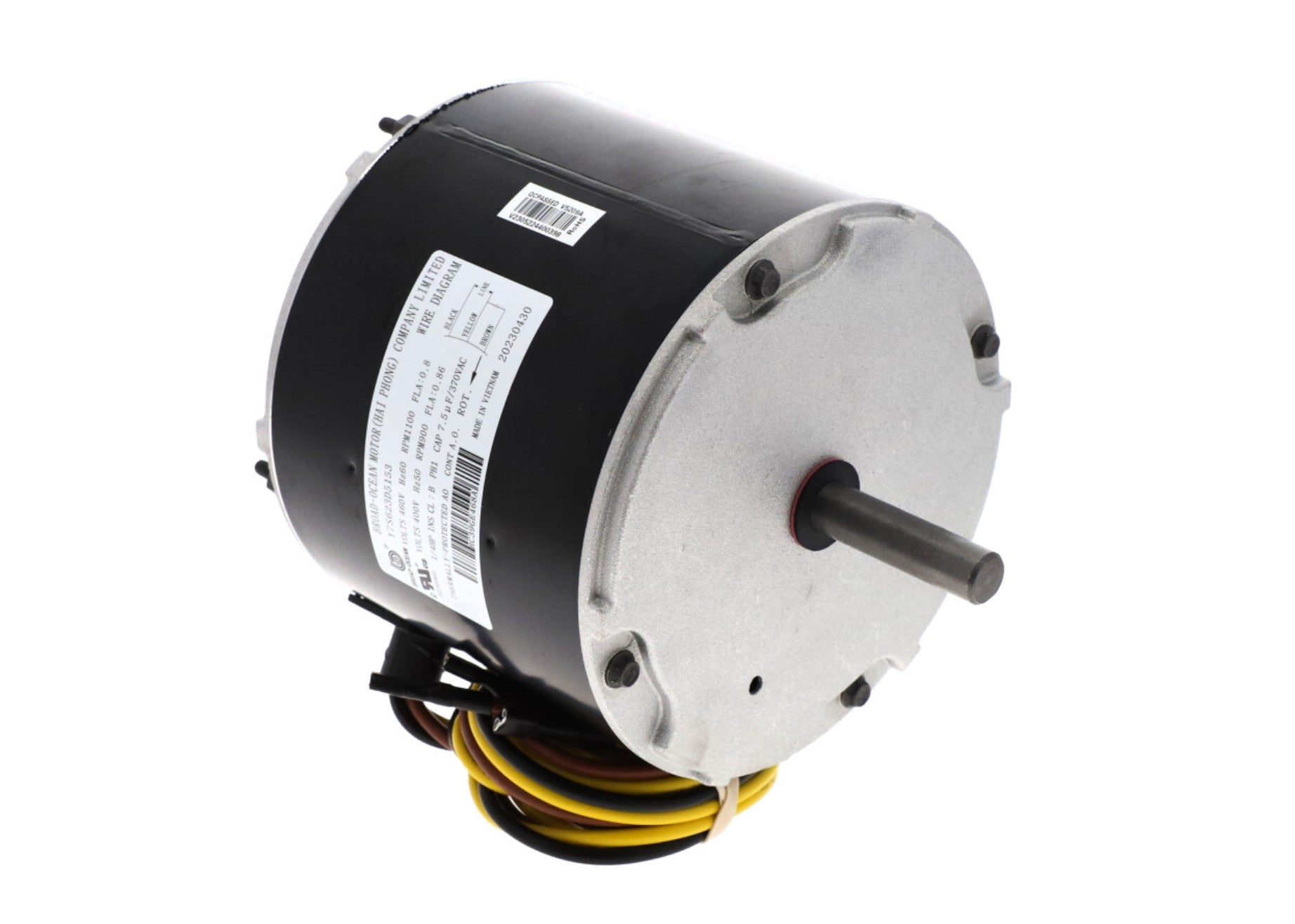 Carrier | HC39GE468A | 1/4HP 460V 1100 RPM Single Phase AC Motor