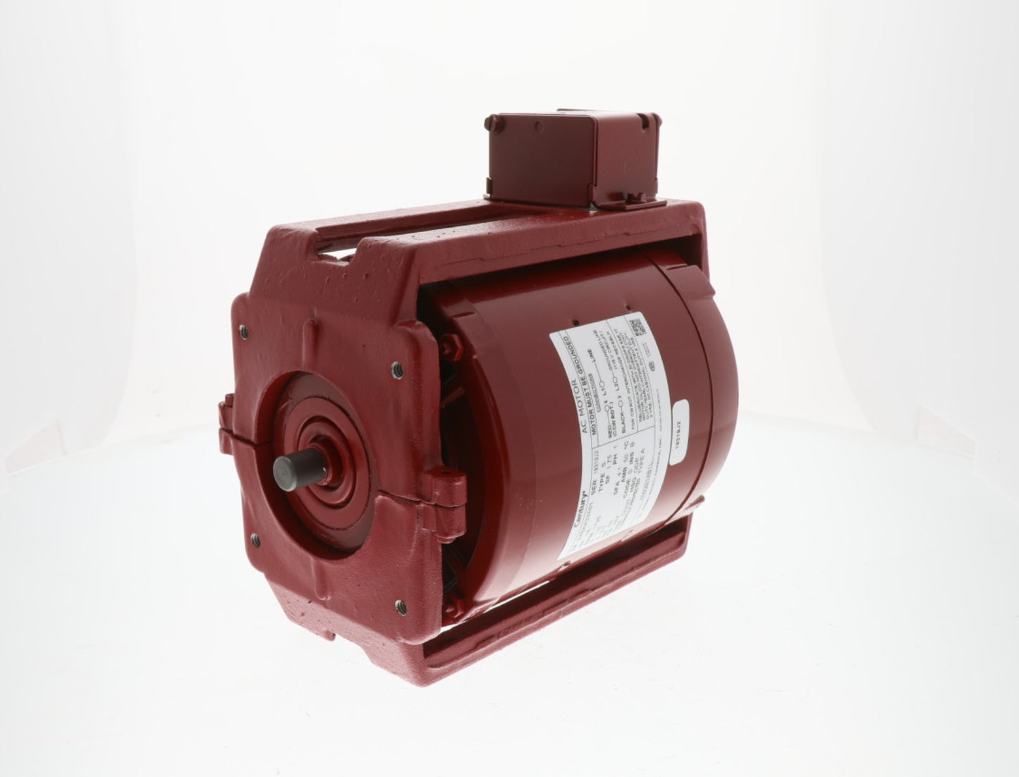 Regal Rexnord - Century Motors | HW2014B1L | 1/6HP 115V 1725 RPM Single Phase AC Motor