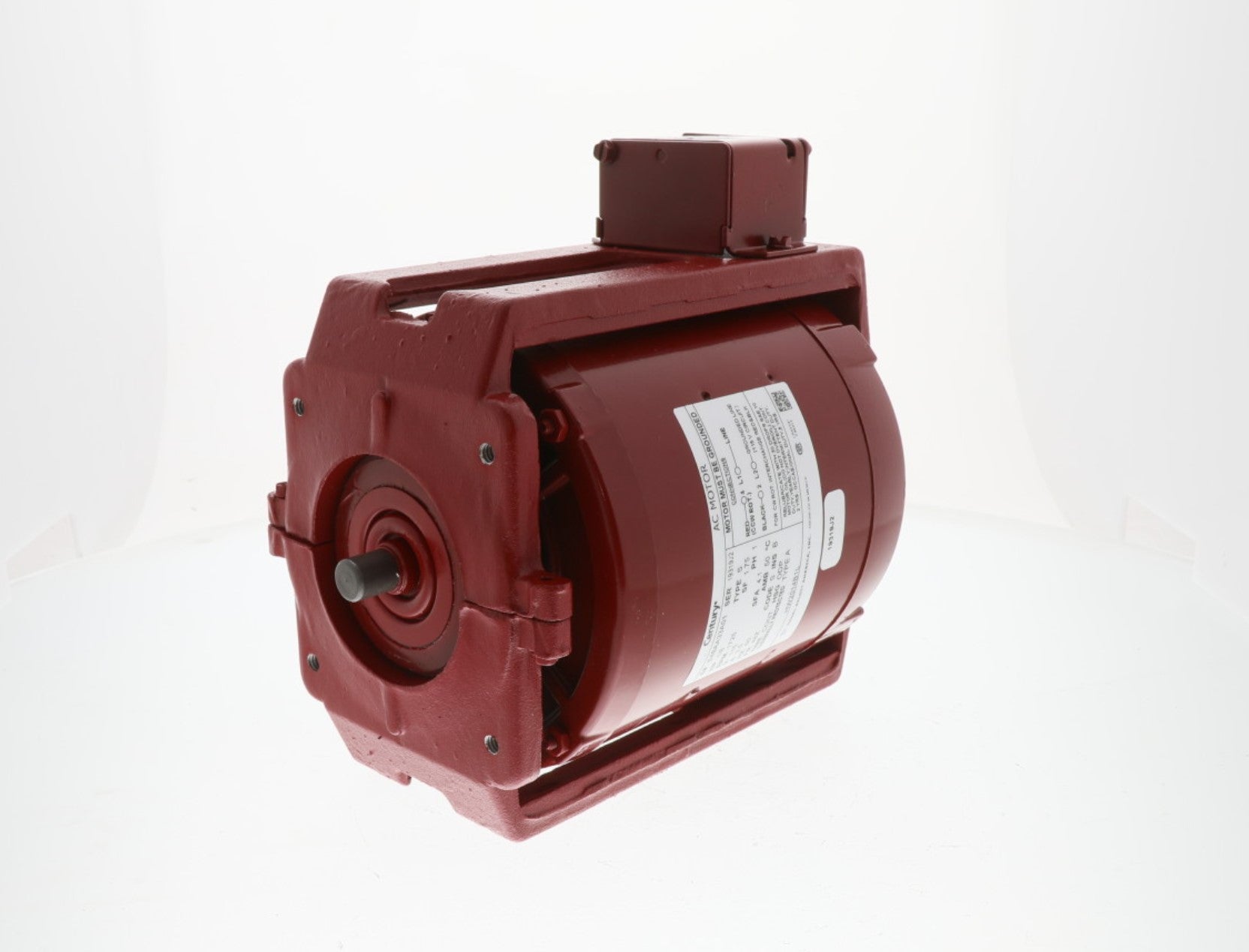 Regal Rexnord - Century Motors | HW2014B1L | 1/6HP 115V 1725 RPM Single Phase AC Motor