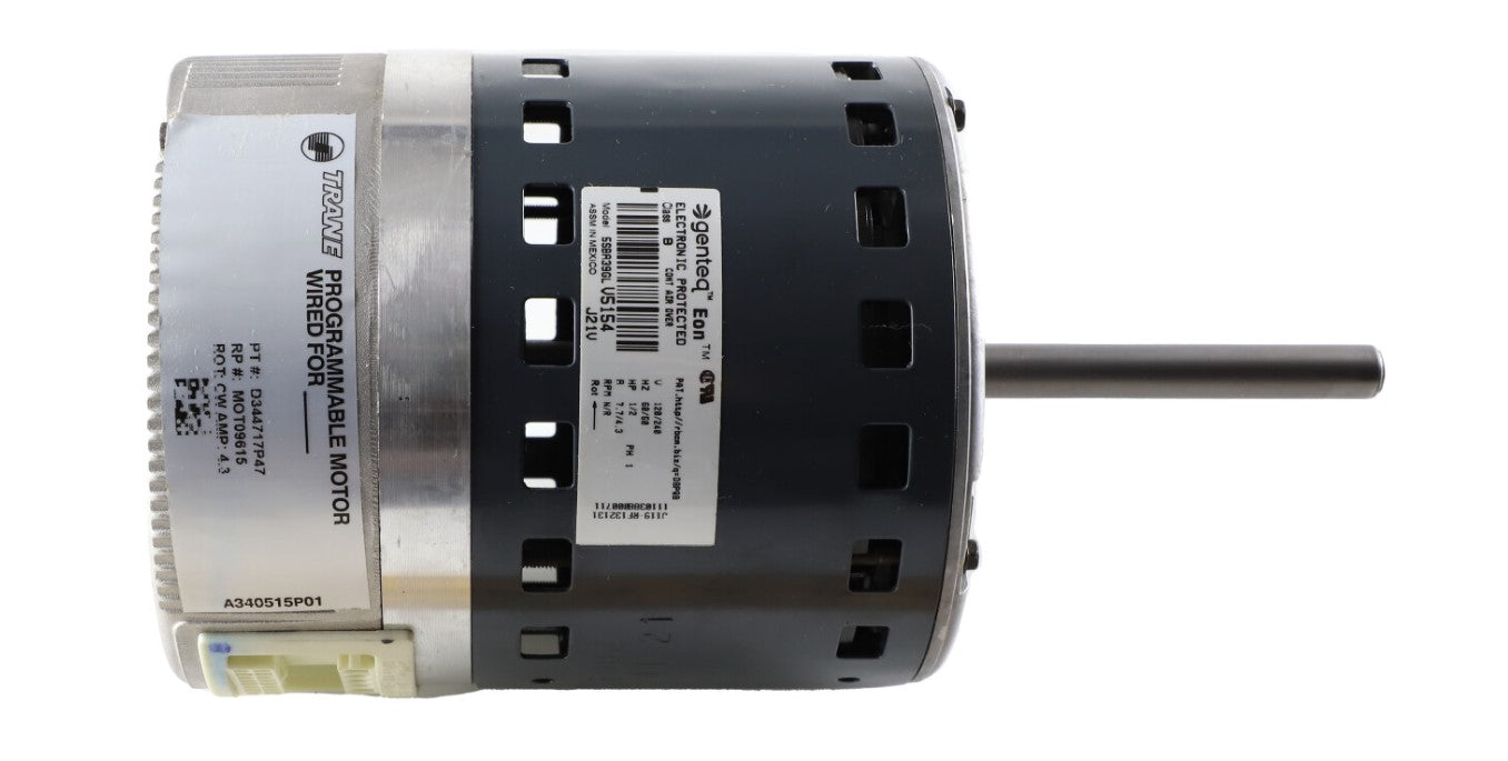 Trane | MOT9615 | 1/2HP 115/230V Single Phase ECM Motor