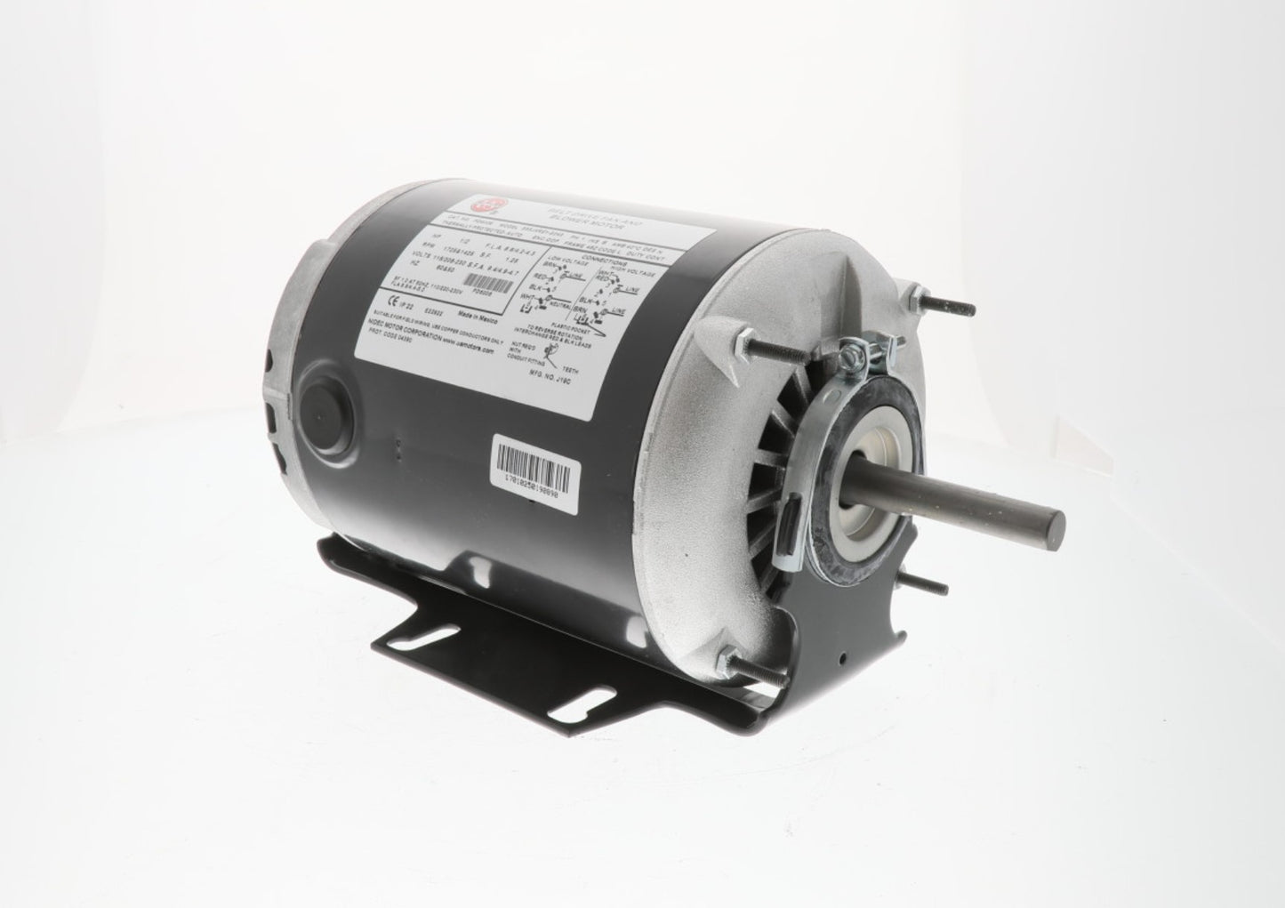 Nidec-US Motors | PD6006 | 1/2HP 115/208-230V 1725 RPM Single Phase AC Motor