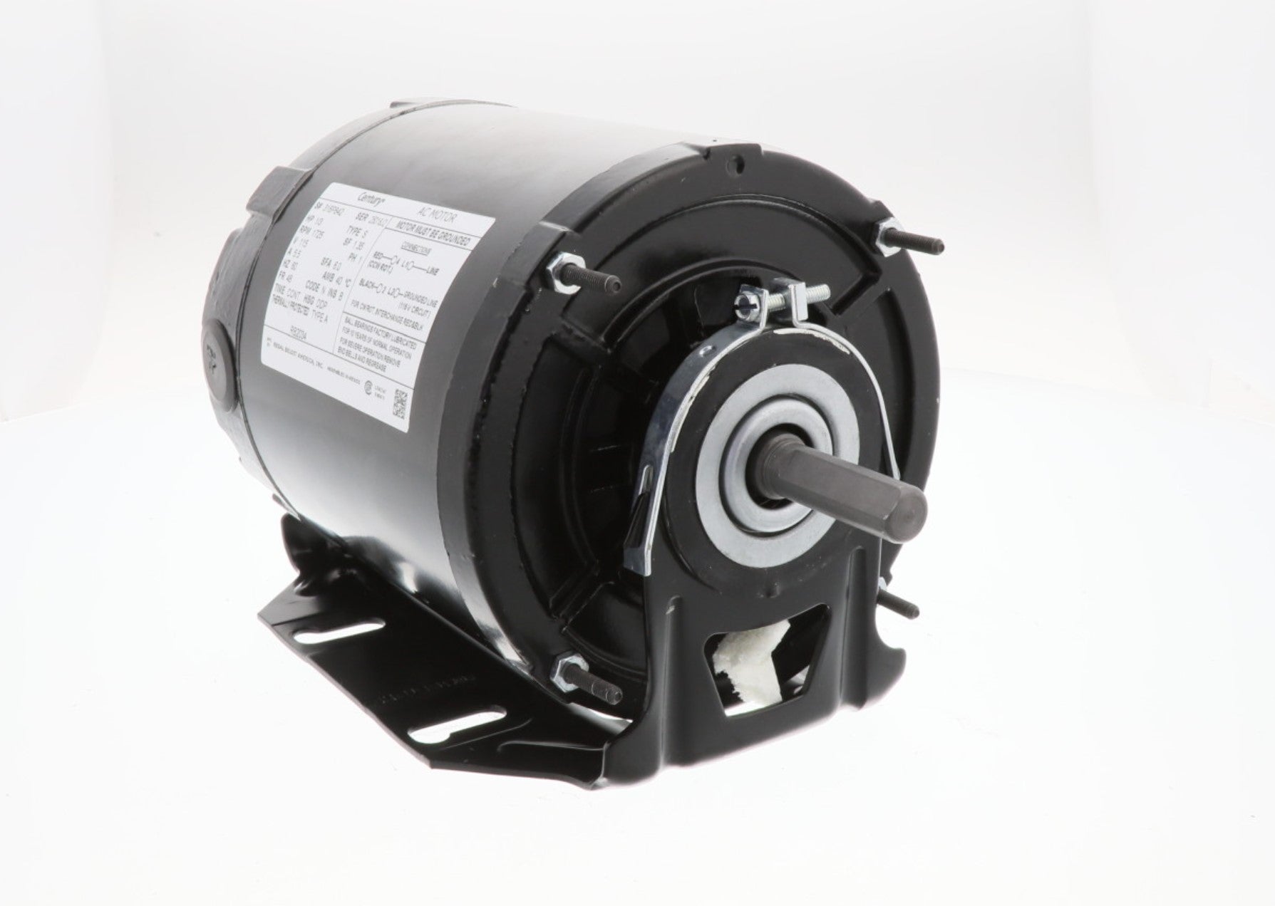 Regal Rexnord - Century Motors | RB2034 | 1/3HP 115V 1725 RPM Single Phase AC Motor