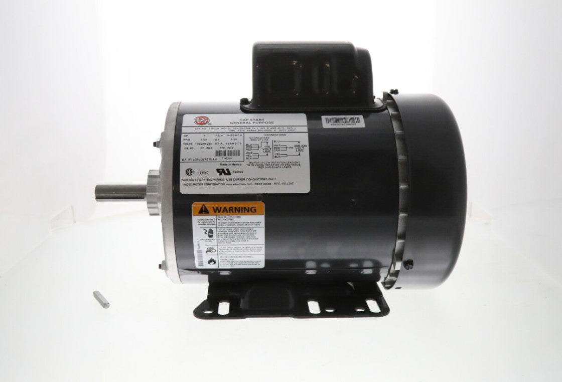 Nidec-US Motors | T1C2JH | 1HP 115/208-230V Single Phase AC Motor