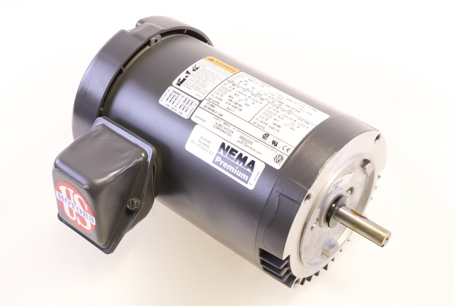 Nidec-US Motors | U1P2DFCR | 1HP 208-230/460V 1755 RPM 3-Phase AC Motor